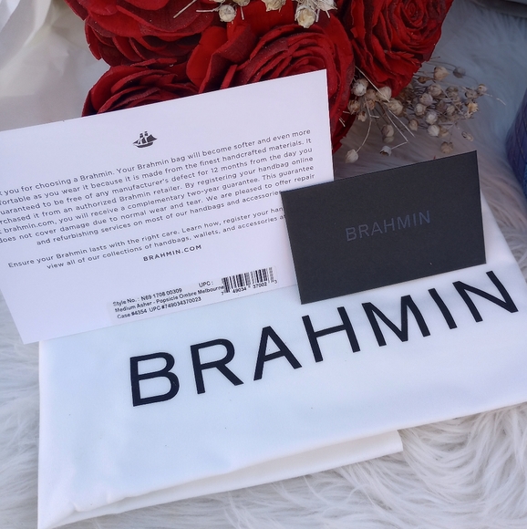 Brahmin Popsicle Ombré Melbourne Medium Asher Shoulder Bag - Picture 12 of 12